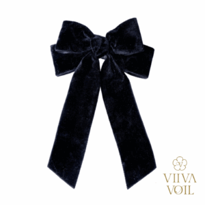 Laço Veludo Fita -Presilha