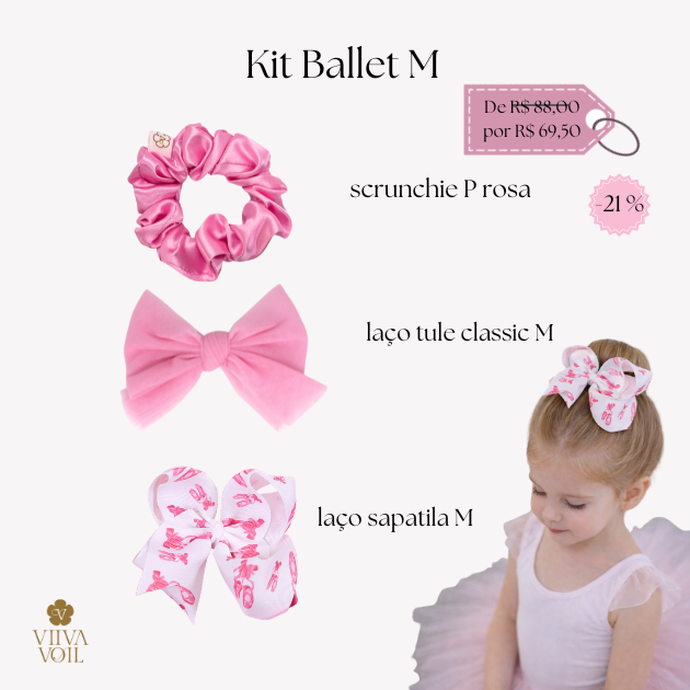 Kit Ballet  3 peças